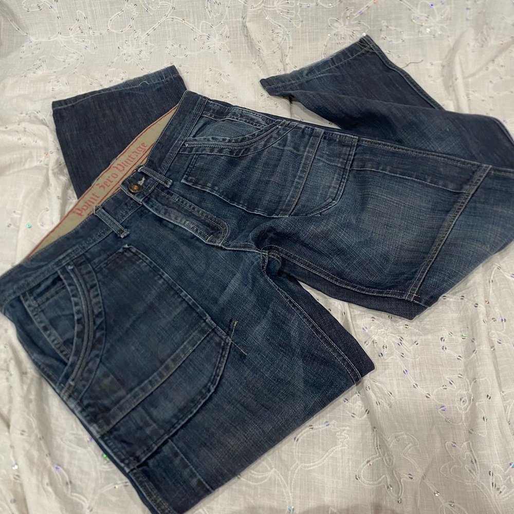 Point Zero Men's Relaxed Jeans - Dark Blue